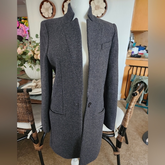 Iro Gray Wool Blazer Size 34 -Xsm - Picture 5 of 10